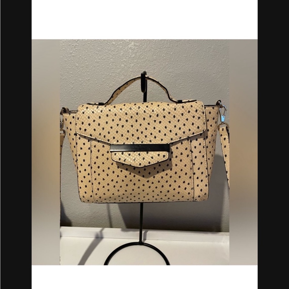 Kate Spade Kennedy Marra Snake Flamingo Dot Lether Purse